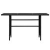 vidaXL Salon de jardin 3 pcs avec coussins R&eacute;sine tress&eacute;e Noir