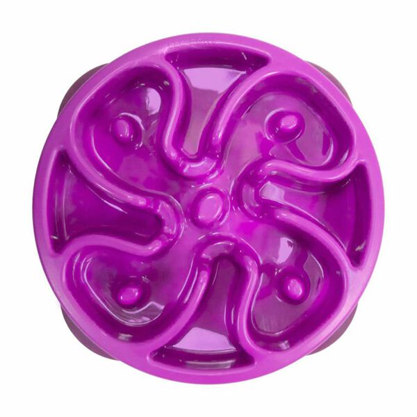 Outward Hound Mini mangeoire lente pour chiens Slo Bowl Violet