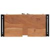 vidaXL Meuble sous &eacute;vier Marron 71 x 33 x 58 cm Bois d'Acacia Massif