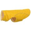 vidaXL Imperm&eacute;able pour chien avec bandes r&eacute;fl&eacute;chissantes en polyester jaune taille 4XL