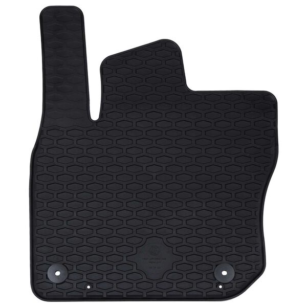 vidaXL Tapis de voiture 4 pcs Noir Adapt&eacute; pour &Scaron;koda KODIAQ TDI 2024-