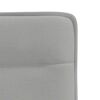 vidaXL Chaises &agrave; manger lot de 4 gris nuage tissu