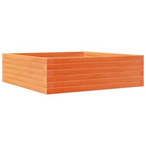 vidaXL Jardini&egrave;re cire marron 80x80x23 cm bois de pin massif