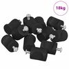 vidaXL Poign&eacute;es de Cabinet 968 pc Noir Fer