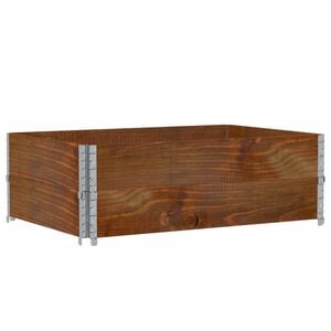 vidaXL Jardini&egrave;re marron 120x80 cm bois massif de pin