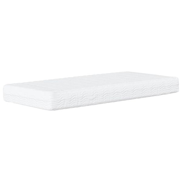 vidaXL Matelas en mousse pour enfants blanc 80x160 cm dureté H2 H3