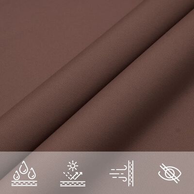 vidaXL Voile de parasol tissu oxford rectangulaire 2x3,5 m marron