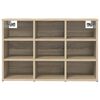 vidaXL Cabinet &agrave; chaussures Ch&ecirc;ne Sonoma 77,5 x 30 x 51 cm
