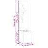 vidaXL &Eacute;cran de confidentialit&eacute; de jardin Rouill&eacute; 32 x 32 x 150 cm