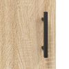 vidaXL Armoires murales 2 pcs ch&ecirc;ne sonoma bois d'ing&eacute;nierie