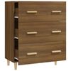 vidaXL Buffet Ch&ecirc;ne marron 70x34x90 cm Bois d'ing&eacute;nierie