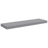 vidaXL &Eacute;tag&egrave;res murales flottantes 4 pcs gris 80x23,5x3,8 cm MDF
