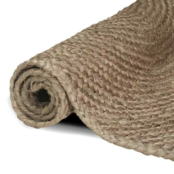 vidaXL Tapis de surface Rectangulaire Gris 80 x 250 cm Jute
