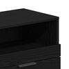 vidaXL Meuble TV Ch&ecirc;ne noir 150 x 33,5 x 45 cm Bois d'ing&eacute;nierie