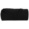 vidaXL Jet&eacute; Noir 200 x 150 cm Toison