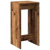 vidaXL Table de bar vieux bois 51x50x103,5 cm bois d'ing&eacute;nierie