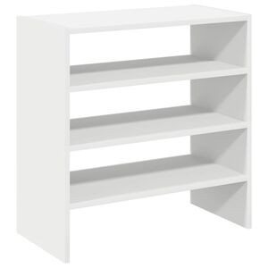 vidaXL &Eacute;tag&egrave;res &agrave; chaussures 2 pcs empilable blanc 60x30x30,5 cm