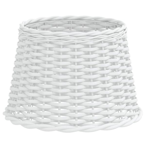 vidaXL Abat-jour blanc &Oslash;40x26 cm osier