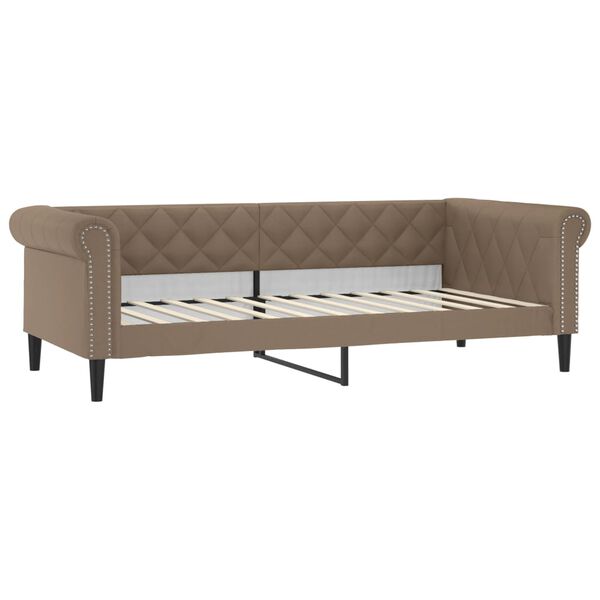 vidaXL Lit de jour cappuccino 90x200 cm similicuir