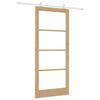 vidaXL Porte coulissante ORKDAL Naturel 93 x 211 cm
