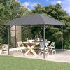 vidaXL Belv&eacute;d&egrave;re avec toit arqu&eacute; 3x3 m Anthracite