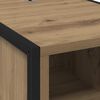 vidaXL Table de chevet avec tiroir Ch&ecirc;ne artisan 39,5 x 30 x 50 cm