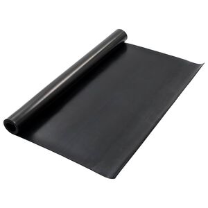vidaXL Tapis de sol Noir 1,2 x 2 m Caoutchouc