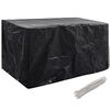 vidaXL Housse de salon de jardin 8 &oelig;illets 180x70x90 cm