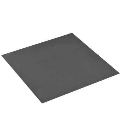 vidaXL Planches plancher autoadhésives 20 pcs PVC 1,86 m² Marbre noir