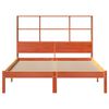 vidaXL Lit biblioth&egrave;que sans matelas cire marron 140x200 cm pin massif