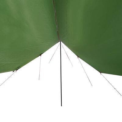 vidaXL Bâche de camping vert 460x305x210 cm imperméable