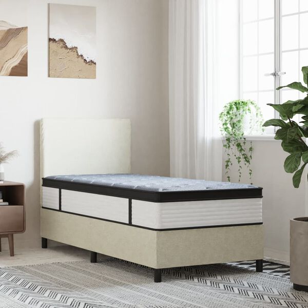 vidaXL Matelas &agrave; ressorts ensach&eacute;s moyen 80x200 cm