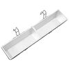 vidaXL Lits sur&eacute;lev&eacute;s de balcon 2 pcs 80 cm Gris R&eacute;sine tress&eacute;e