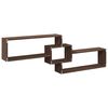 vidaXL Armoire murale 158x18x53 cm ch&ecirc;ne marron bois d'ing&eacute;nierie