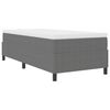 vidaXL Cadre de lit plateforme Gris clair 90 x 190 cm