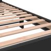 vidaXL Cadre de lit sans matelas noir 120x190 cm