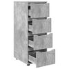vidaXL Armoire de rangement Gris b&eacute;ton 40 x 48 x 105 cm