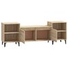 vidaXL Meuble TV Ch&ecirc;ne sonoma 160x35x55 cm Bois d'ing&eacute;nierie