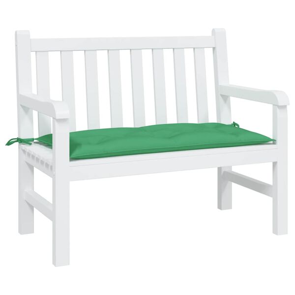 vidaXL Coussin de banc de jardin vert 100x50x7 cm tissu oxford