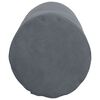 vidaXL Coussins d'accent 2 pcs Gris fonc&eacute; &Oslash; 25 x 70 cm