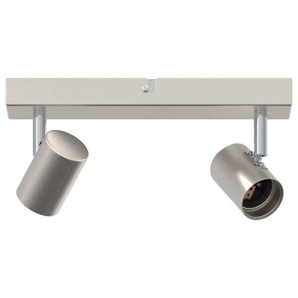 vidaXL Spot de plafond Nickel 26 x 6,5 x 11,5 cm M&eacute;tal