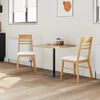 vidaXL Chaises de salle &agrave; manger 2 pcs Naturel 43 x 54 x 89 cm