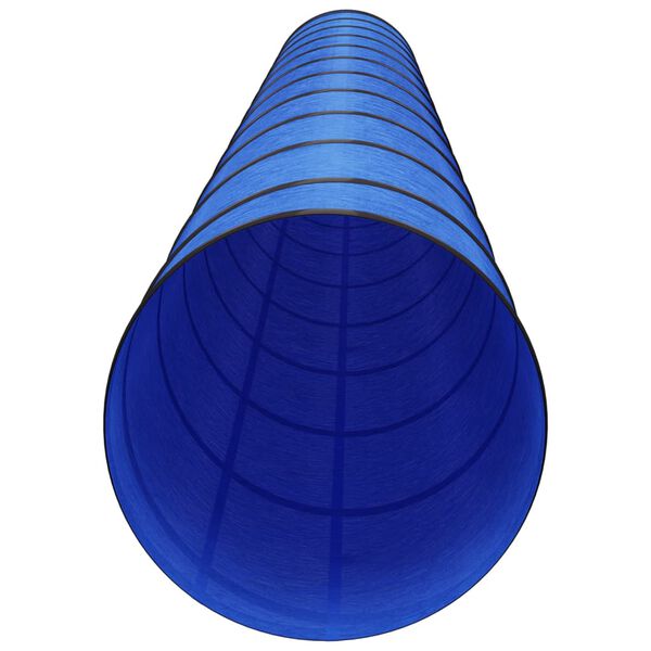 vidaXL Tunnel pour chien bleu &Oslash; 55x500 cm polyester