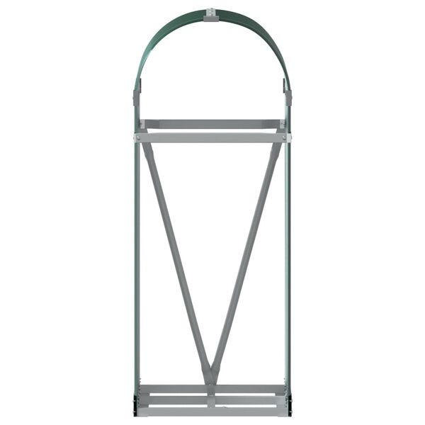vidaXL Porte-b&ucirc;ches vert 40x45x100 cm acier galvanis&eacute;