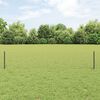 vidaXL Cl&ocirc;ture avec poteau Gris 0,4 x 25 m Acier