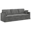 vidaXL Ensemble de Canap&eacute;s 2 pcs Gris fonc&eacute; 228 x 78 x 80 cm Velours