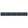 vidaXL Jardini&egrave;re Anthracite 400 x 80 x 45 cm Acier