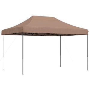 vidaXL Tente de f&ecirc;te 279 x 410 x 315 cm Marron Tissu Oxford