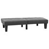 vidaXL Canap&eacute;s lit Gris clair 162 x 88 x 36 cm tissu