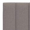 vidaXL Lit avec matelas Hanko taupe 180x200 cm tissu